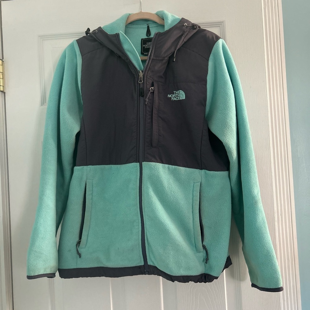 The North Face womens' Mint and Gray Jacket